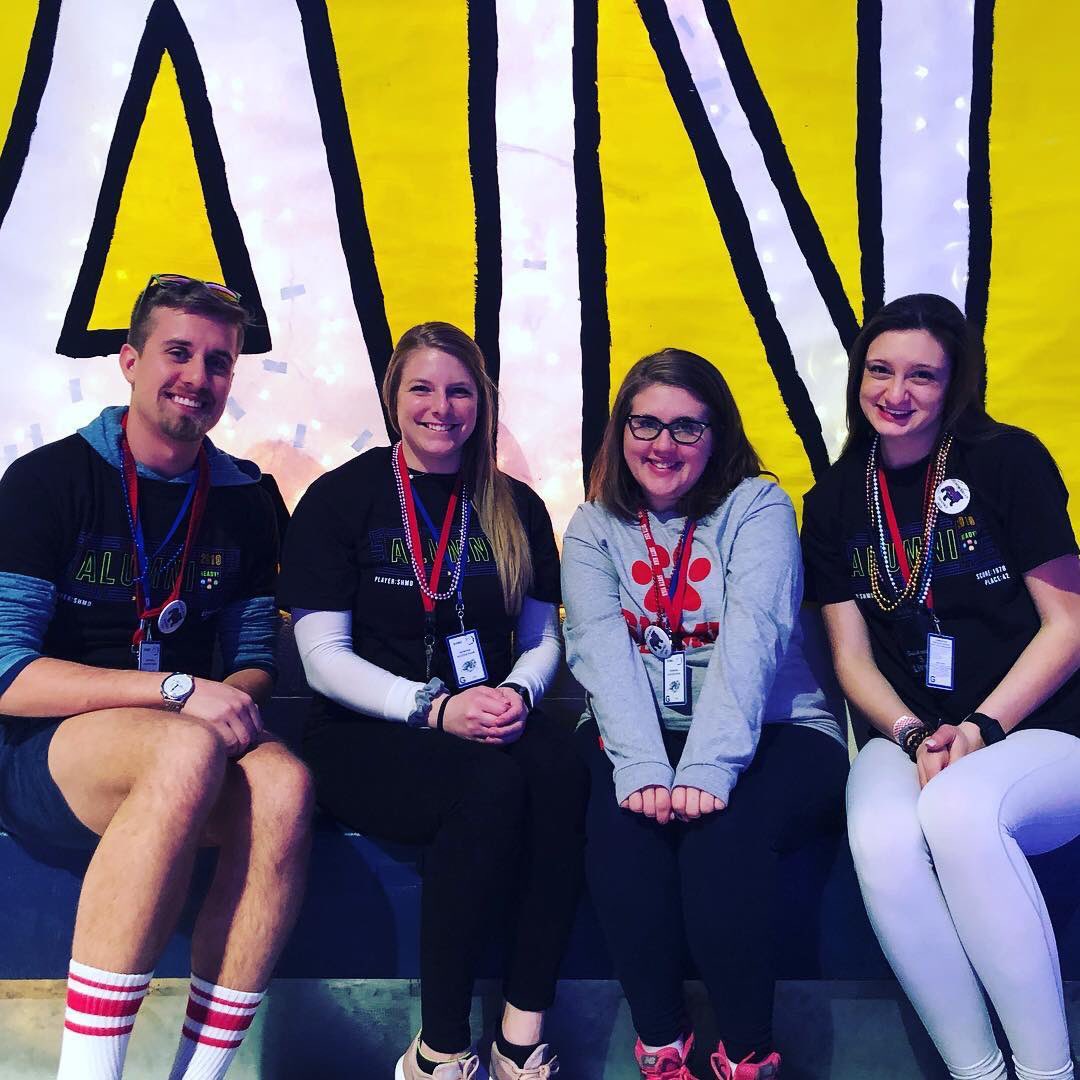 The job of Alumni isn’t always a very glamorous one, &amp; it’s not one that is often seen, but it is an important one to help take care of a TON of behind the scenes jobs that help make SHMD a success! The 4 of us are so honored to work with such an amazing group of human beings!❤️