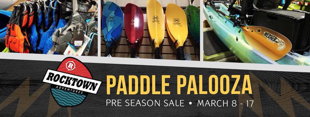 GearUpHeadOut's tweet photo. Everything you need to paddle on sale Mar 8 - 17. Gear Up before it is time to Head Out! For more info on how you can save on premium Paddlesports equipment please visit https://t.co/F8MAGepjbU
#kayaksale #paddlinggear #paddlingsale #paddleseasoniscoming https://t.co/5PZzsg7yIV