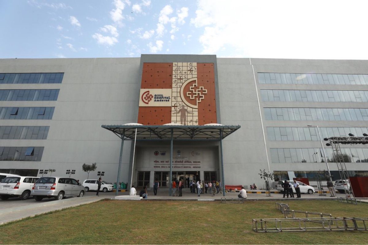 narendramodi's tweet photo. In Ahmedabad, will inaugurate the New Civil Hospital. Shall also dedicate to the nation, a Women Children &amp; Super Specialty Hospital, Cancer Hospital, Eye Hospital and Dental Hospital. This health infrastructure will greatly help people get affordable &amp; quality healthcare. https://t.co/btf2cRXiuQ