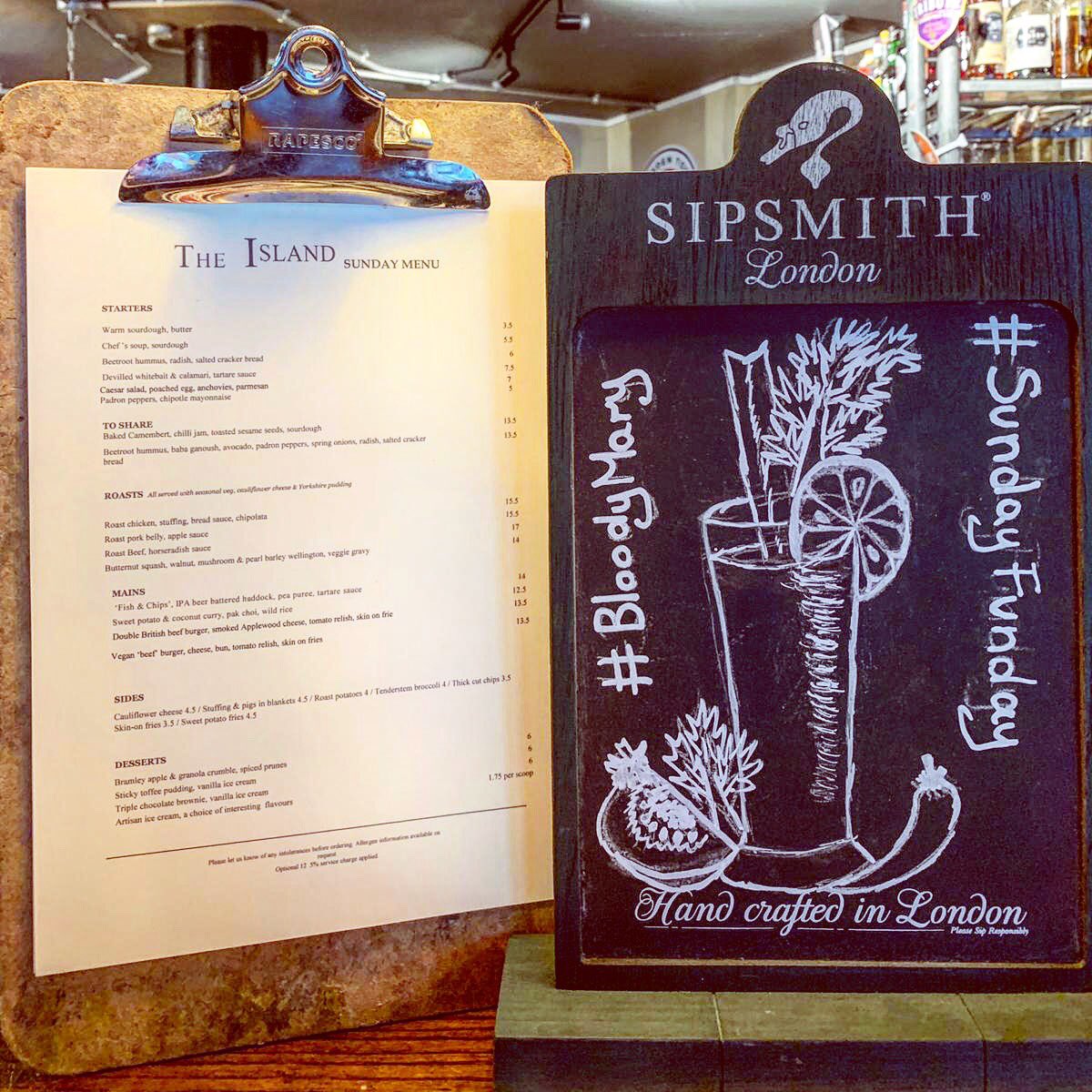 SUNDAY FUNDAYYY!!!🍹🌶🍅
Come and get a fantastic roast and in addition order one of our #bloodymarys 🍅🍅 suited to your palette #spicy #sunday #roasts #family #kensalrise #theislandnw10