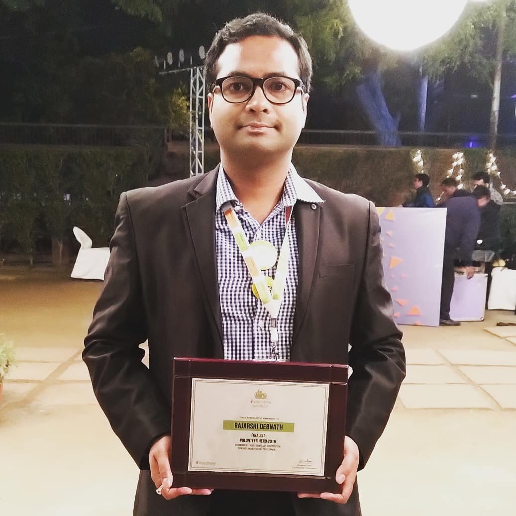 rajdbnth's tweet photo. It's being an Great Honour &amp; Privilege to be the Youngest among 9 National #iVolunteerHero of #iVolunteerAwards 2019. 

#volunteerism #RealHeroes #volunteering #socialsoldiers #changemakers #motivation #India #childrights #cry #cryiitkgp #stopchildsexualabuse #projectbaalrakshak https://t.co/x6LjFauPWA