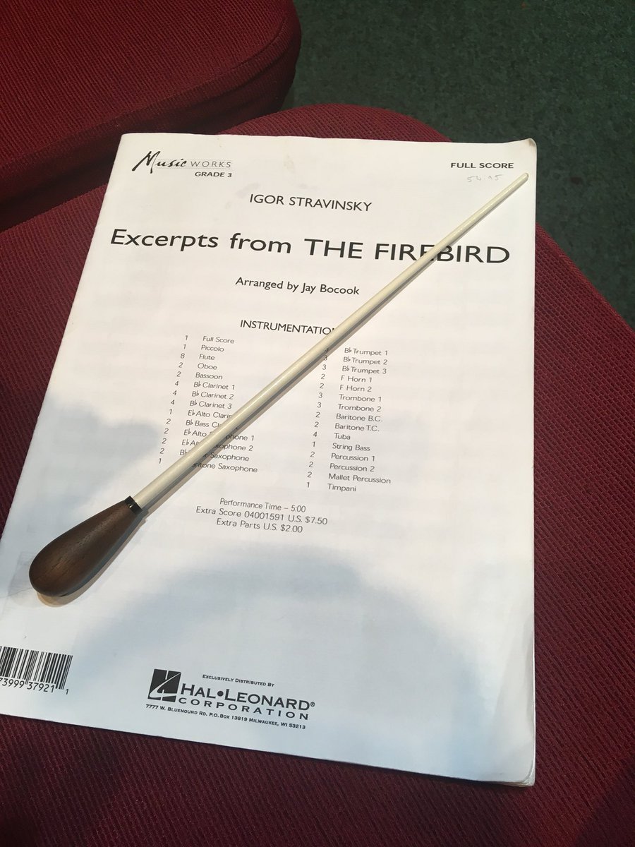tomguyermusic's tweet photo. Looking forward to conducting this with @hantsmusichub GFYO Wind Orchestra this afternoon #stravinsky #youthmusic #conductor https://t.co/xfdTicKRZk
