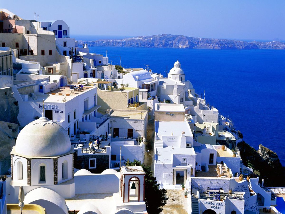 Book a #GreeceYachtCharter and explore #Santorini on your next sailing vacation to the #Cyclades