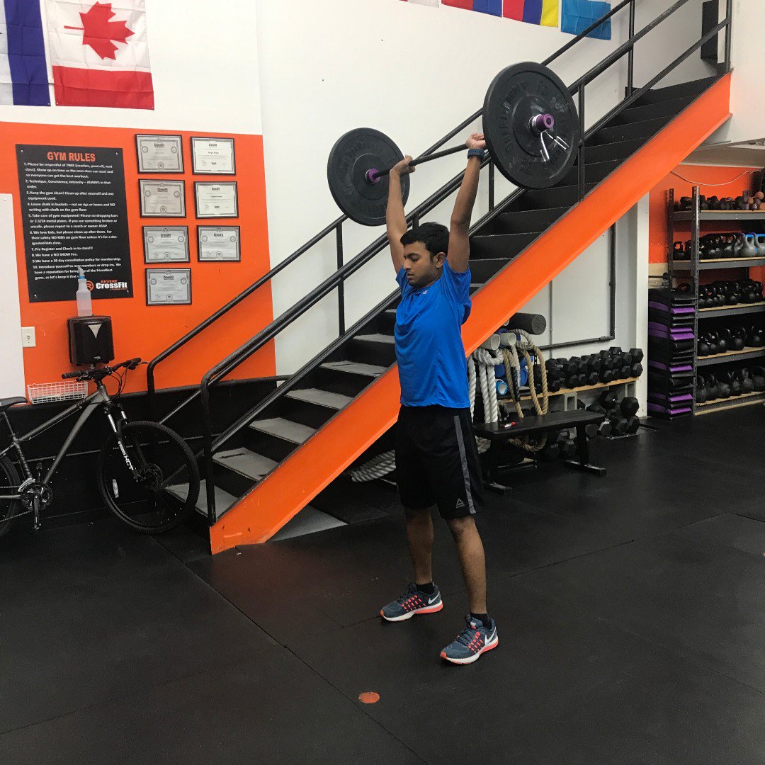 RevereCrossFit's tweet photo. Sai is feeling strong and ready for this week! @RevereCrossFit #revere #crossfit #reverecrossfit #fitfam #sundayfunday https://t.co/FalKjHycWk