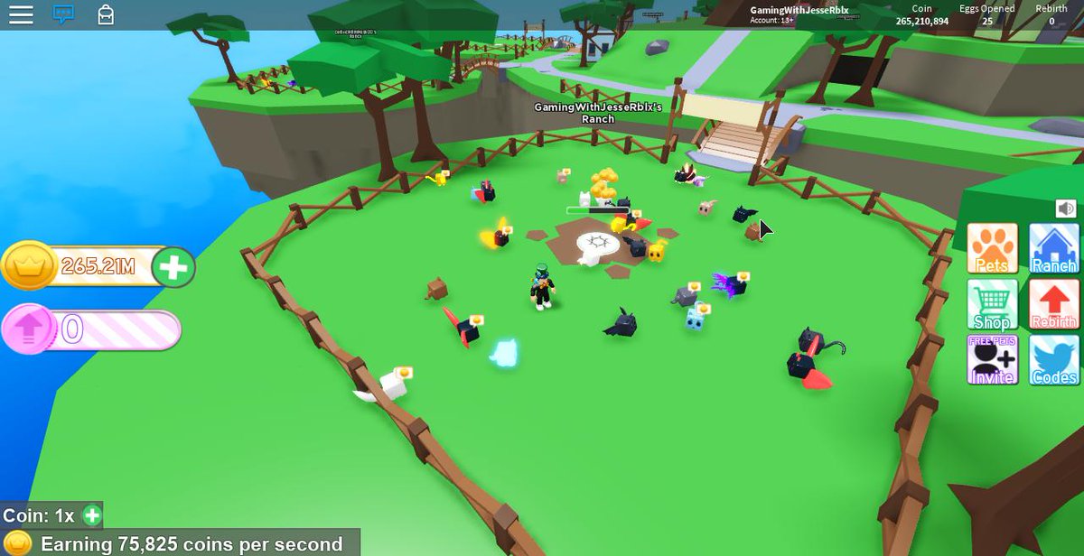 Coolbulls On Twitter Pet Ranch Simulator Is Out Httpst - all codes for pet ranch simulator roblox