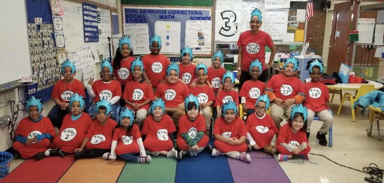 “you have brains in your head. You have feet in your shoes.  You can steer yourself any directions you choose”-Dr. Seuss-  Celebrating Dr. Seuss birthday in DL Kindergarten . Mrs. Stiggers and Mrs. Downing.
