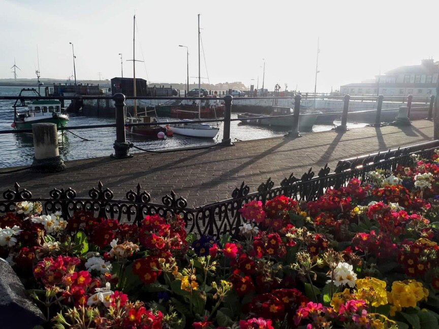 CobhTourism's tweet photo. After the recent sunshine the flowers are getting a right watering today! However #Cobh is blessed with a wealth of indoor attractions like The Queenstown Story in the @CobhHeritageCen @CobhPastimes @EscapadeCobh  @TitanicCobh @pure_cork @ancienteastIRL https://t.co/tqJLyXZHSB