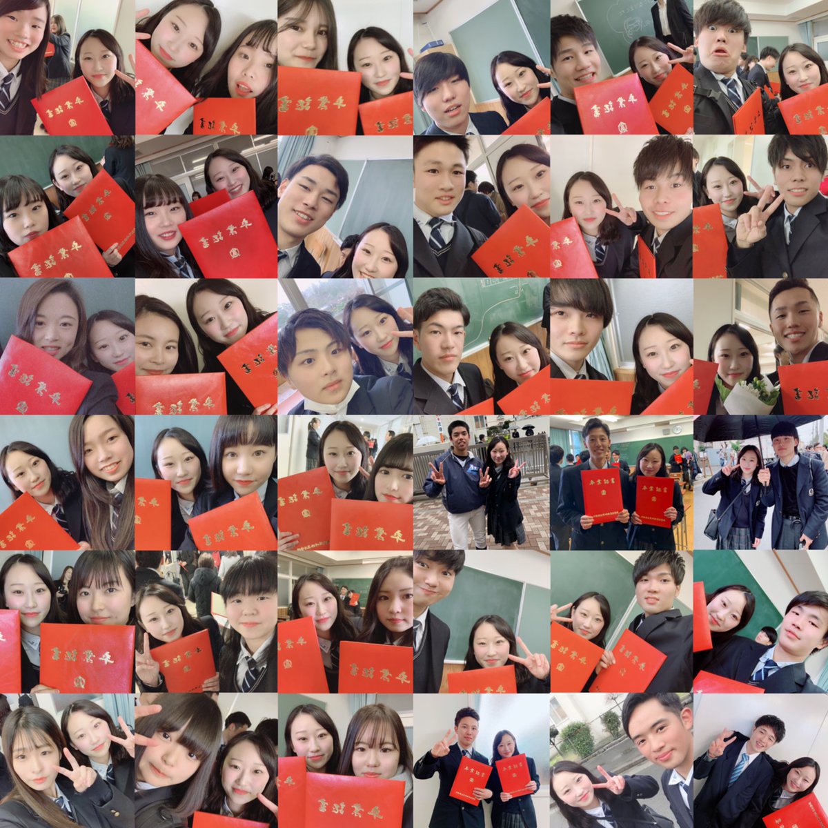 ami_likeyou's tweet photo. 2.28 卒業〜💐✨
3年間色々あって楽しかった！
高校生活充実してた〜！
54期生でよかったありがとう🥺
もう学校行くことないって寂しい、 https://t.co/yZujEtJiOY