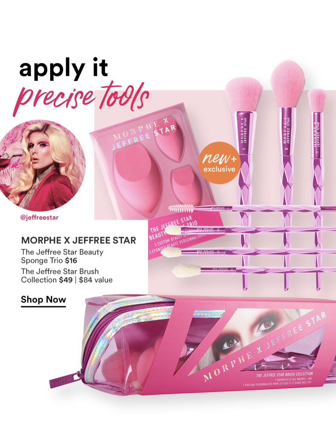Jeffree 2024 star brushes