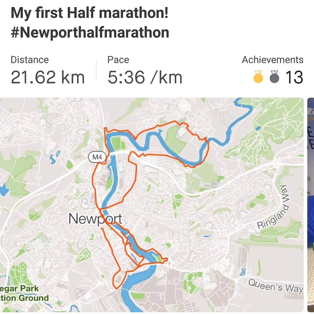 richsweetcheeks's tweet photo. Completed my first ever half marathon waiting on official time but sure it's sub two, huge shout out, thank you to my coach @ChimpPT #newporthalfmarathon @NewportHalf #running #proud #Chimpssquad @PureGym_NPT #1MillionReasons @PureGym #halfmarathon https://t.co/ylsRgHiDUg