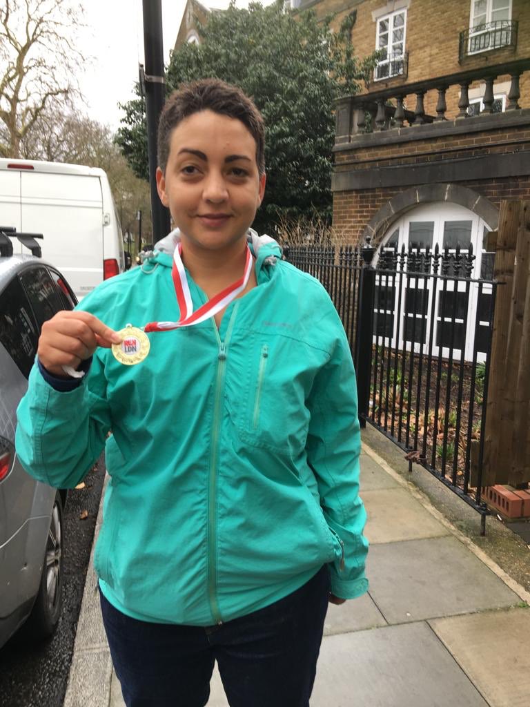 JessAndohThayre's tweet photo. I did it! Ran my first 5k! Freezing but did it! Thanks so much to @shelleysilas for her amazing support! 🏃🏾♀️🏃🏾♀️🏃🏾♀️ https://t.co/4tjAm9vZG0
