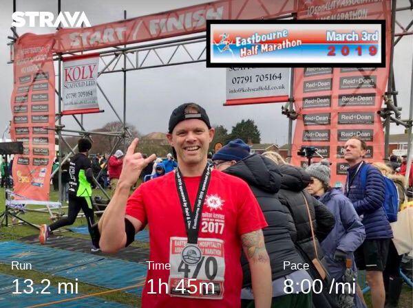 neneslab's tweet photo. Really enjoyed the Eastbourne Half Marathon today. THAT hill was tuff but not as bad as the head wind coming head on for the least few miles! Awesome event #ebhalf  I’ll be up for that again next year!
#halfmarathon 
#eastbourne
#marathontraining
#brightonmarathon
#runner https://t.co/Bs06N2UYK2