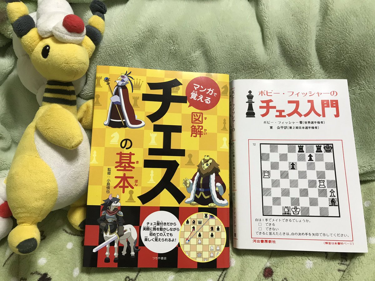 ジェノン チェスをやり始めて この前ゲームで初めて勝ったけど もっと強くなりたいと思って本を2冊買った ボビー フィッシャーの チェス入門は 非常に多くの練習問題を解きながら解説されているので戦術が身につきそう マンガで覚える図解チェスの基本 ジェノン チェスをやり始めて この前ゲームで初めて勝ったけど もっと強くなりたいと思って本を2冊買った ボビー フィッシャーの チェス入門は 非常に多くの練習問題を解きながら解説されているので戦術が身につきそう マンガで覚える図解チェスの基本