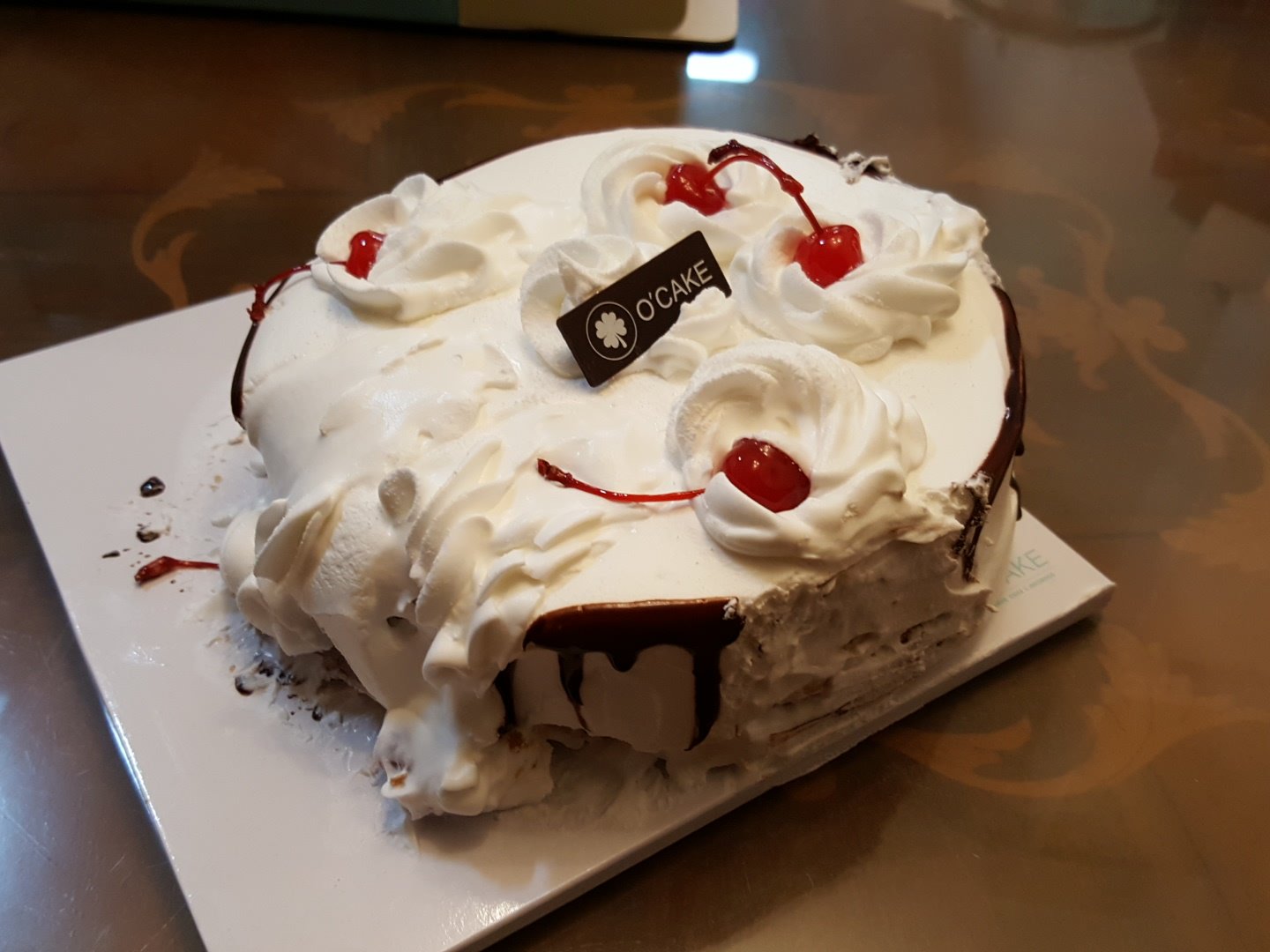 ケーキ 自転車 運び方