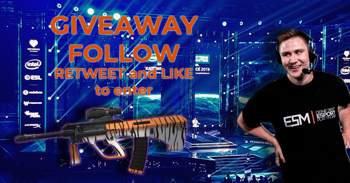 🚨 #GIVEAWAY 🚨

AUG | BENGAL TIGER (MW) 

- How to Enter? -
⚡ FOLLOW, RETWEET, LIKE ⚡

#CSGOGiveaway #csgo #csgogiveaways #IEM

🍀 END: 05.04.2019 🍀