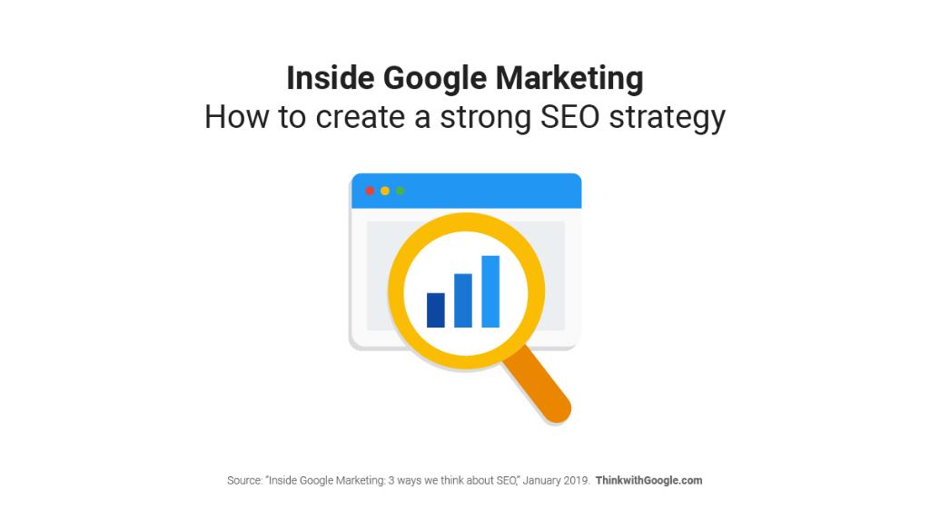 ThinkwithGoogle's tweet photo. How @Google approaches SEO: Start small, embrace change, and consolidate websites wherever possible. https://t.co/WICpwx4sPC https://t.co/xC5NE4rL5R
