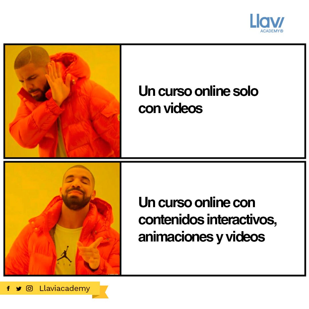 Nuestros cursos online cuentan con diferentes recursos, para hacer interactivo tu proceso de formación. 
.
Síguenos en nuestras redes como <a href="/llaviacademy/">Llavi Academy</a> 
.
#LlaviAcademy #Cursos #OnLine #MarketingDigital