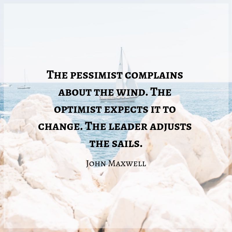 AGSStone's tweet photo. Learn to adjust your sails when the wind changes. The ability to adapt is one of the defining qualities of a good leader! https://t.co/iVuINFHcYW