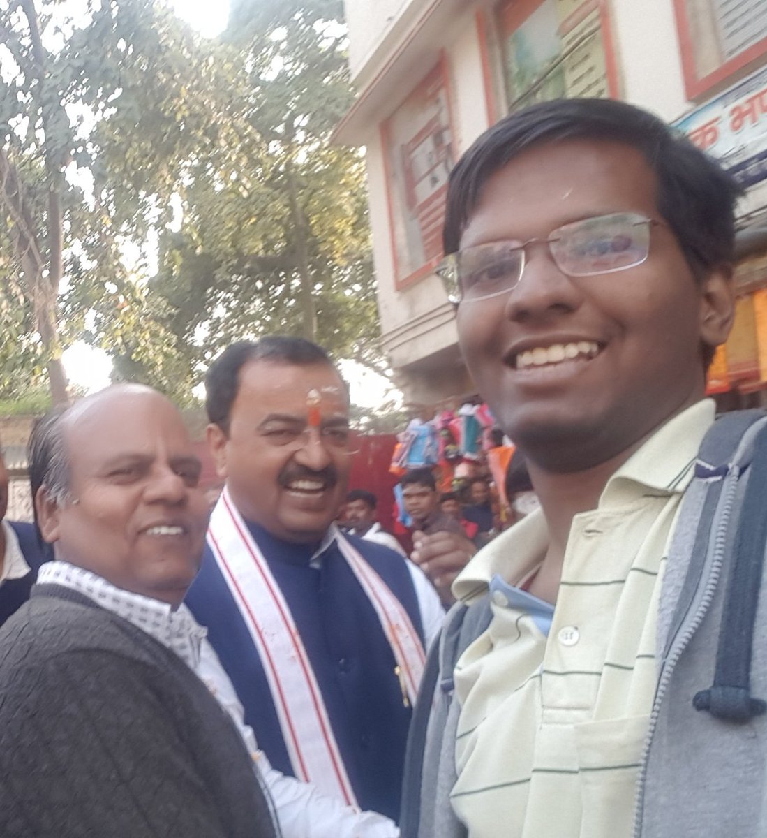 saurabhrathi12's tweet image. It was great meeting you at Sankat Mochan Temple Varanasi @kpmaurya1 #DeputyCMUttarPradesh