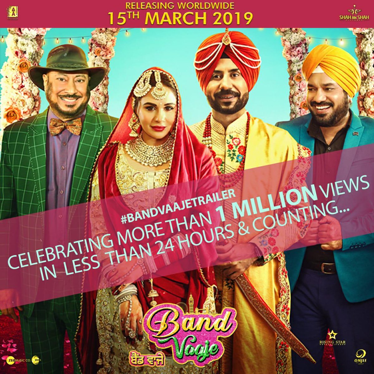 Celebrating more than One Million views in less than 24 Hours! #BandVaaje