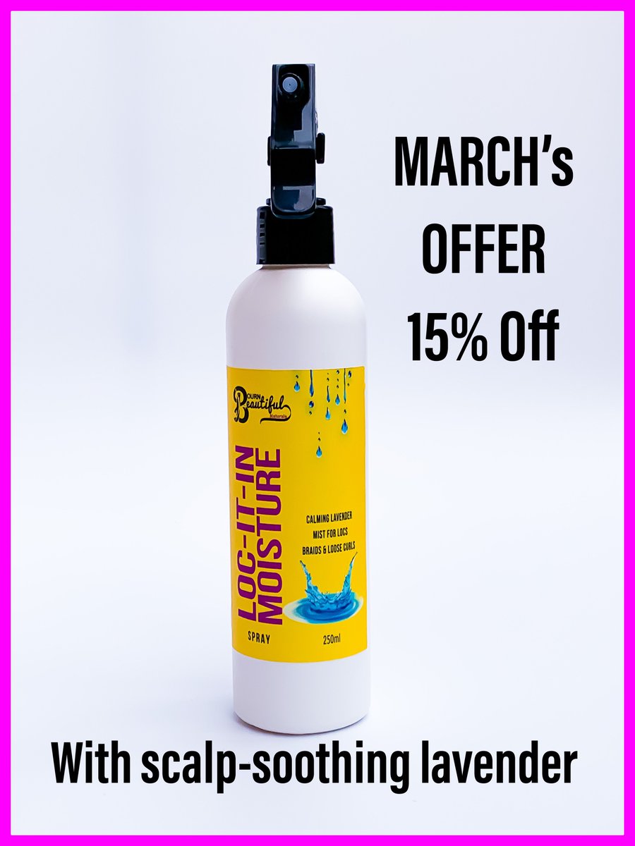 bbnaturalsuk's tweet image. March’s offer had been instrumental during the 9 weeks my hair has been in micro braids. This saved my scalp! It was the only thing I used to keep my scalp clean and balanced whilst wearing a braided protective style.
#microbraids #braidspray #locspray #protectivestyling