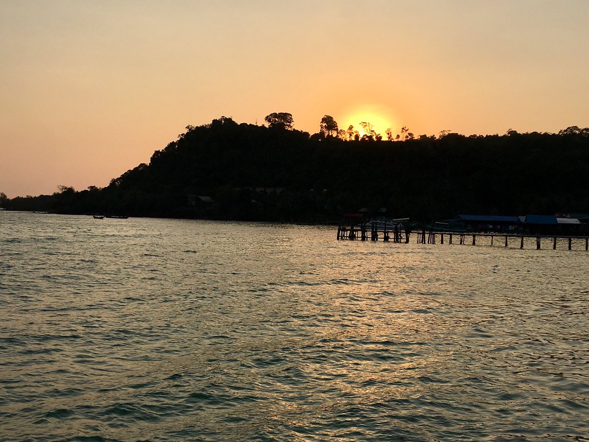 The January view from our hut on Sok San Beach on Koh Rong- off the coast of Cambodia. Fabulous trip! <a href="/_sundaysunsets_/">SundaySunsets</a>  <a href="/RoarLoudTravel/">RoarLoud</a> <a href="/always5star/">Always5Star</a> <a href="/MadHattersNYC/">Mad Hatters NYC</a> <a href="/monstervoyage/">Bonster & Chopster</a>