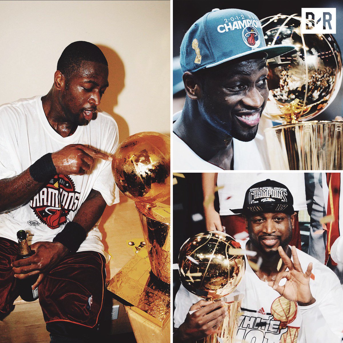 BleacherReport's tweet photo. 2006, DALLAS 🏆
Won almost single-handedly with 34.7 PPG

2012, OKC 🏆
Took down a rising KD/Harden/Russ powerhouse

2013, SAN ANTONIO 🏆
Helped defeat one of the great modern dynasties

#DWadeDay https://t.co/R2hKx4qSPB