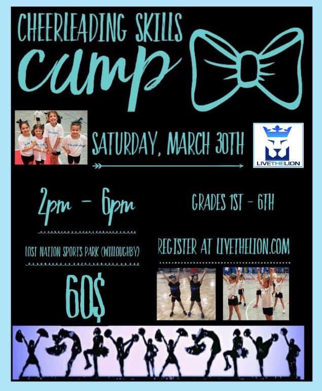 GGpassingCamp's tweet photo. Final 12 days to register for our LiveTheLion football and cheer camps coming on March 30th! We have camps for little ones ages 4-6 and we have camps for kids grades 1st through 8th grades! Don’t miss out on a great day of football and cheer!! #LiveTheLion https://t.co/Dl71r5iztT