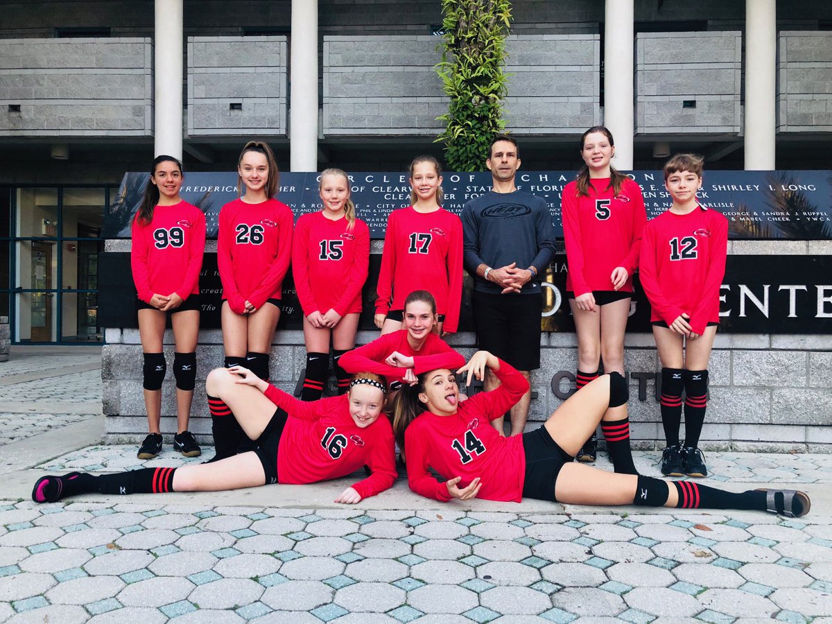 Heat_Volleyball's tweet photo. ❤️🖤12 Black🖤❤️
12 Black is 3-0 as they head into the gold bracket today. Good luck! 
#heatvolleyball #pinellasheat https://t.co/QHdgBt5VCS