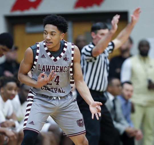 KyleNeddenriep's tweet photo. A 1 minute, 17-second stretch at the start of 4th quarter was the Nijel Pack show. On Lawrence Central's sectional title: https://t.co/OrP4wqHD3s https://t.co/GffX1Qrk5X