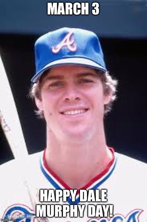  Perfect day to send a fan named Marshall one of these     Happy Dale Murphy Day & early Birthday!! 