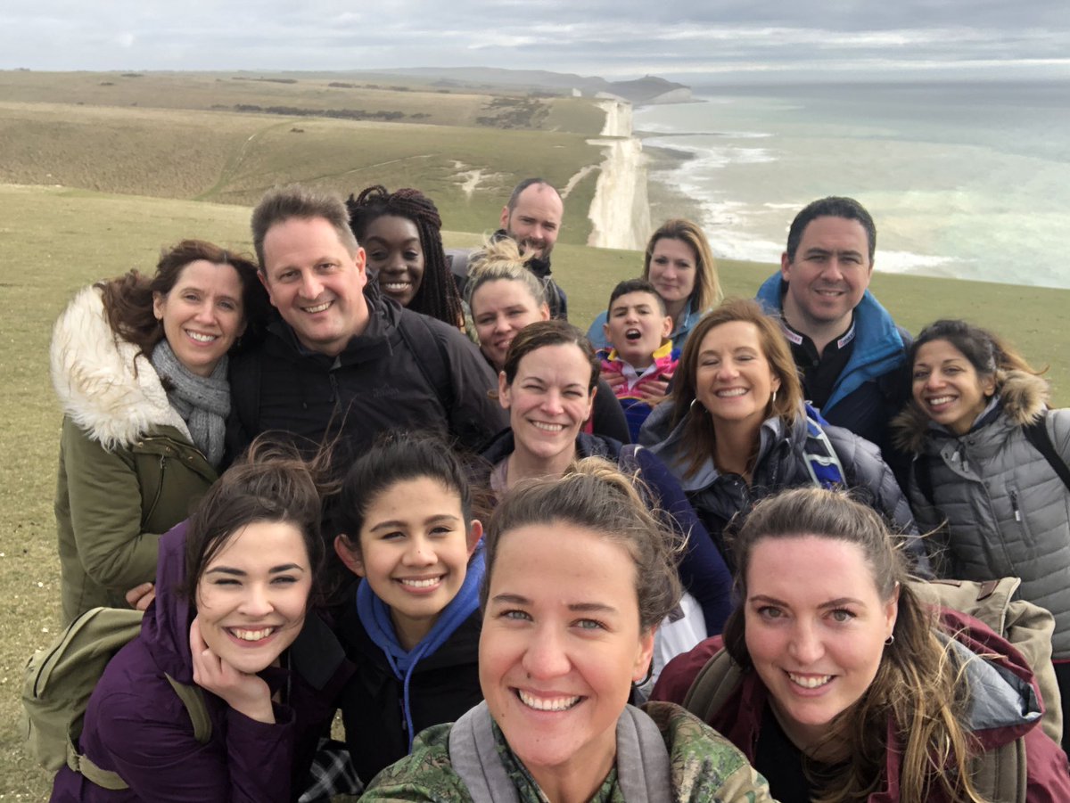 Amazing group of business owners all supporting each other and sharing ideas while fundraising for our #1milliondays campaign- almost half way through our hike!  12km in Seaford.