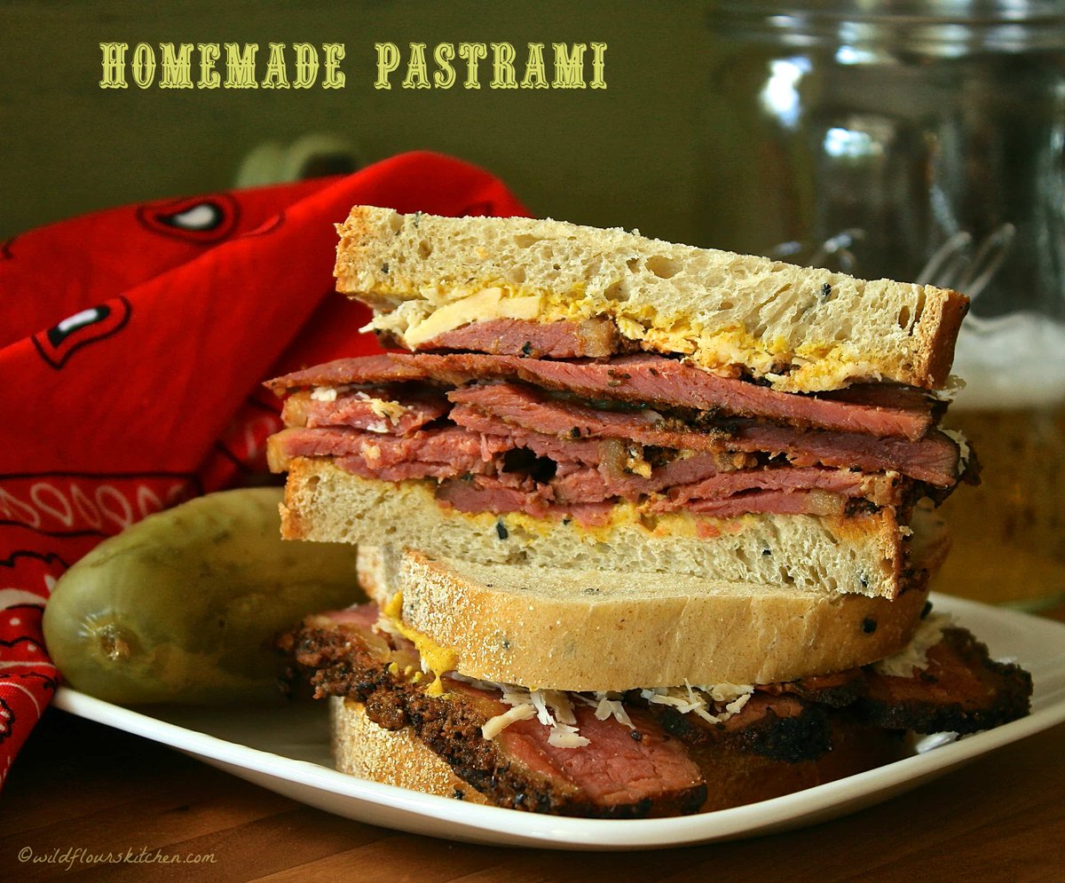 For #NationalColdCutsDay! But these are even better warm! Make your OWN homemade pastrami! wildflourskitchen.com/2016/06/14/hom… @NYBeefCouncil #BEEF