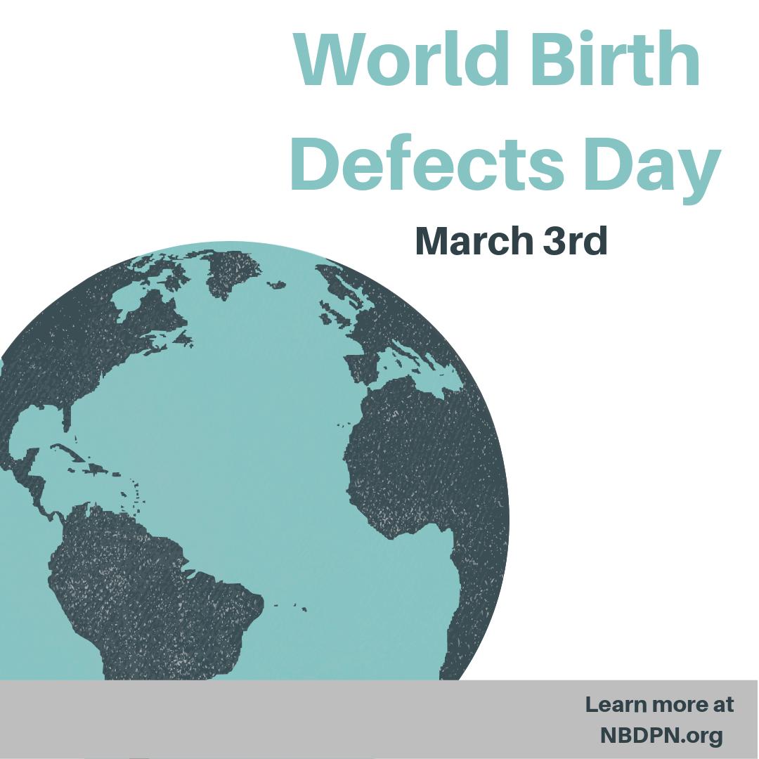 NBDPN's tweet image. Birth defects are common, costly, &amp;amp; critical conditions that affect babies worldwide. #WorldBDDay #manybirthdefects1voice