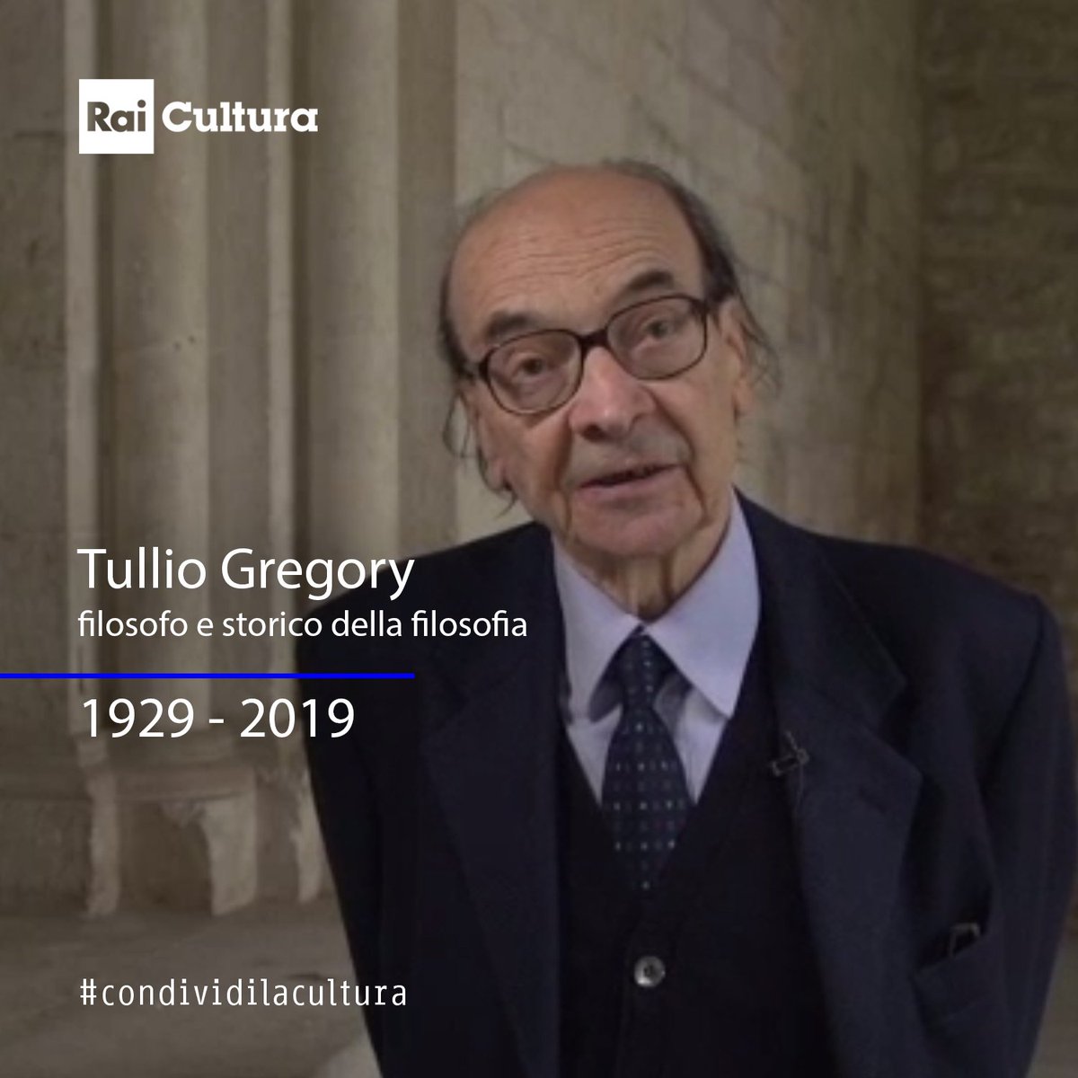 Addio a Tullio Gregory, filosofo e storico della filosofia.
Aveva compiuto 90 anni alla fine del gennaio scorso. 
Il nostro ricordo in un'intervista realizzata a Gubbio nell'ambito del Festival del Medioevo 2015: bit.ly/2BXuwUT 
#TullioGregory #3marzo