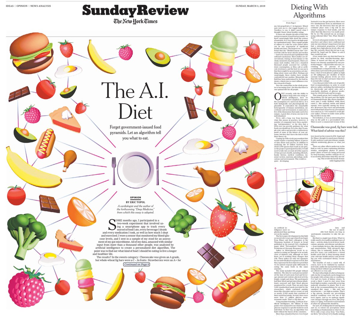 "We’re still a ways away from “You Paleo, me Keto,” but at least we’re finally making progress, learning that there is no such thing as a universal diet." nytimes.com/2019/03/02/opi… The #AI Diet <a href="/nytopinion/">New York Times Opinion</a>
Some more detail below from #DeepMedicine