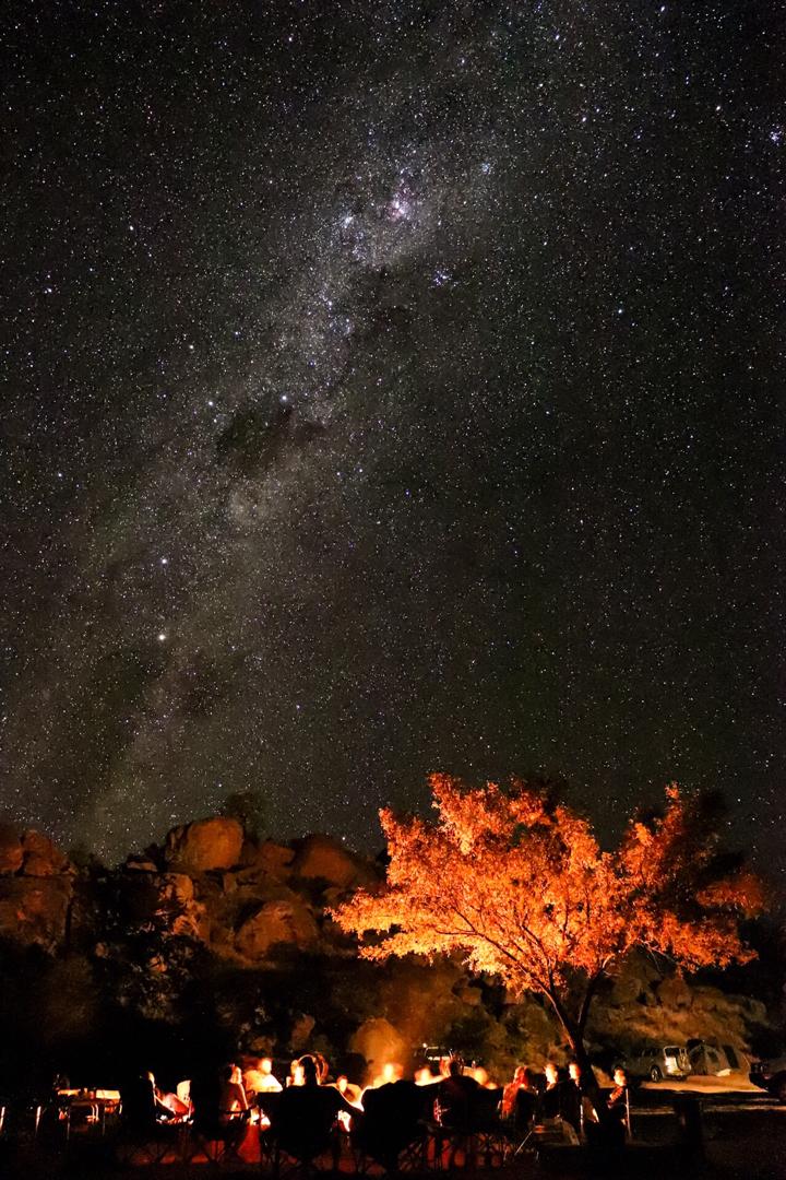 van_sinead's tweet photo. This weekend I finally escaped the city and went on a little camp trip to Namibgrens. No signal, no electricity and skies filled with stars. What a beautiful experience. No tent needed. Just slept under the stars. #namibia https://t.co/ln0fCLNz0N