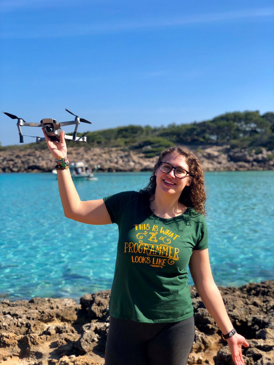 MichelleRebeca's tweet image. Give a girl what she needs: a drone 👾
And she will rule the world! 👑

#DjangoGirlMCA2019 #ThisIsWhatAProgrammerLooksLike #DJIMavicPro