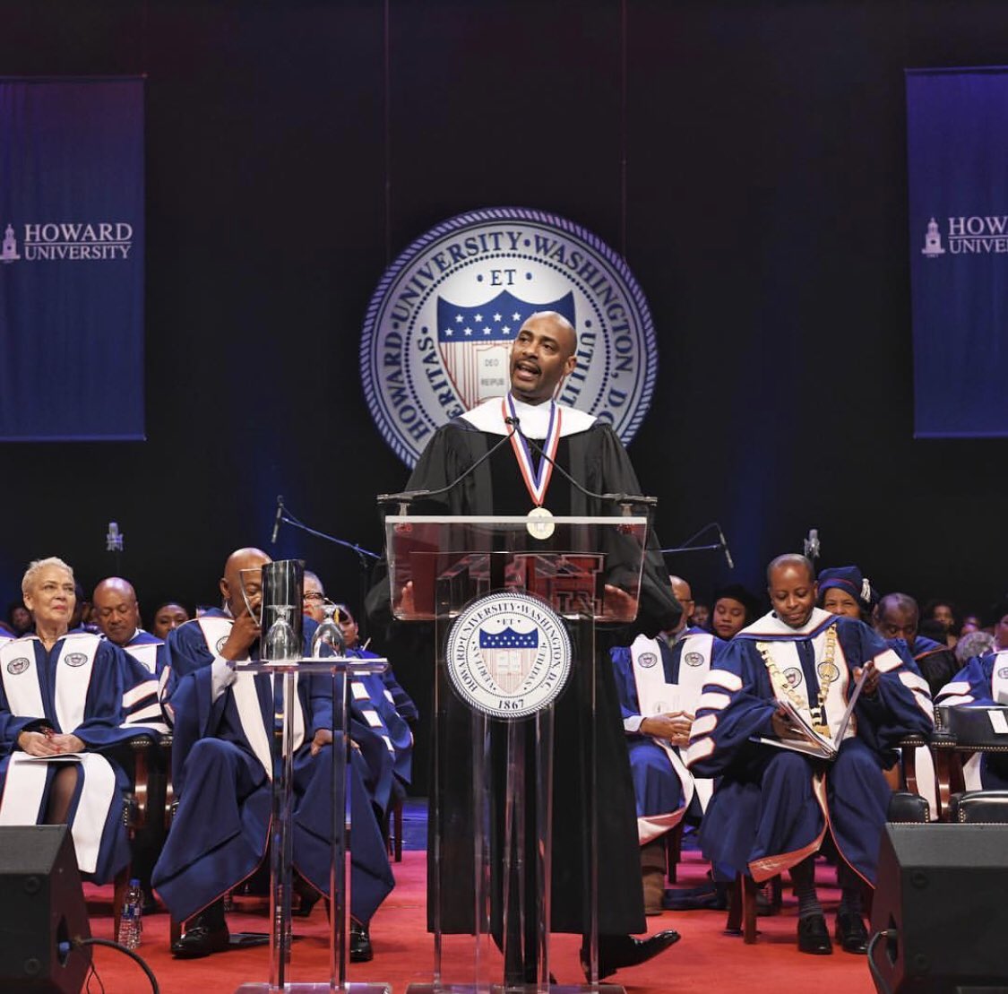 TheHilltopHU's tweet photo. Happy Charter Day @HowardU. 152 years of Excellence, Leadership, Truth, and Service! So many memorable moments happened this weekend for this special Howard University celebration.❤️💙 #HUCharterDay19 #ForZora
(📸: @HowardU ) https://t.co/bloU4DmV30
