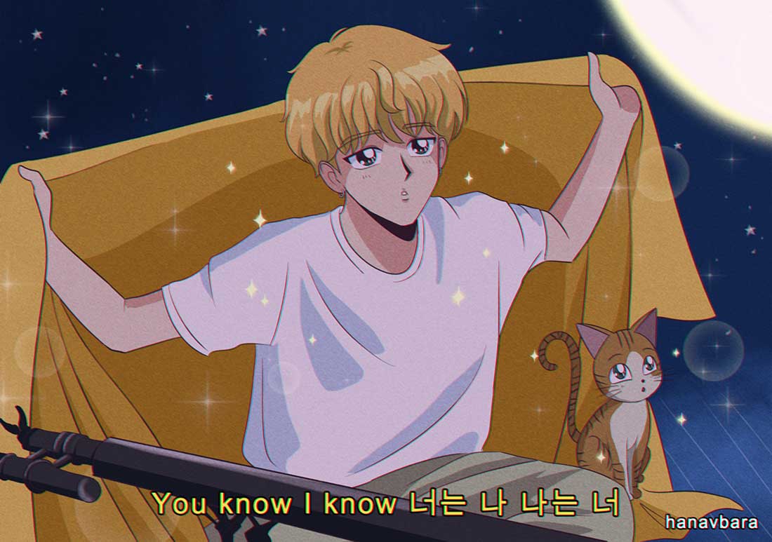 🌸 on Twitter: "vocal line intros as a 90's anime #BTS @BTS_twt…