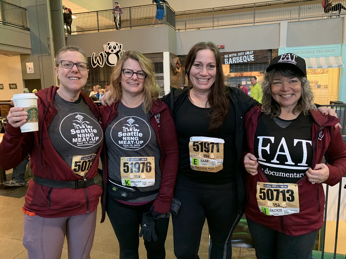 iamjackiejam's tweet image. #NSNG #HC15K #FATdoc staying inside to keep warm till race time! @VinnieTortorich Watch the official trailer FATDocumentary.com