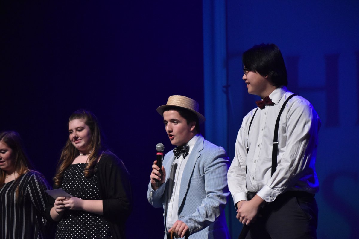 WHSTNL's tweet photo. How about those hosts? #SophomoreClassOfficers #TheyRockedIt #TNL2019 #TheGreatestShowman https://t.co/ZrYPLiuioy