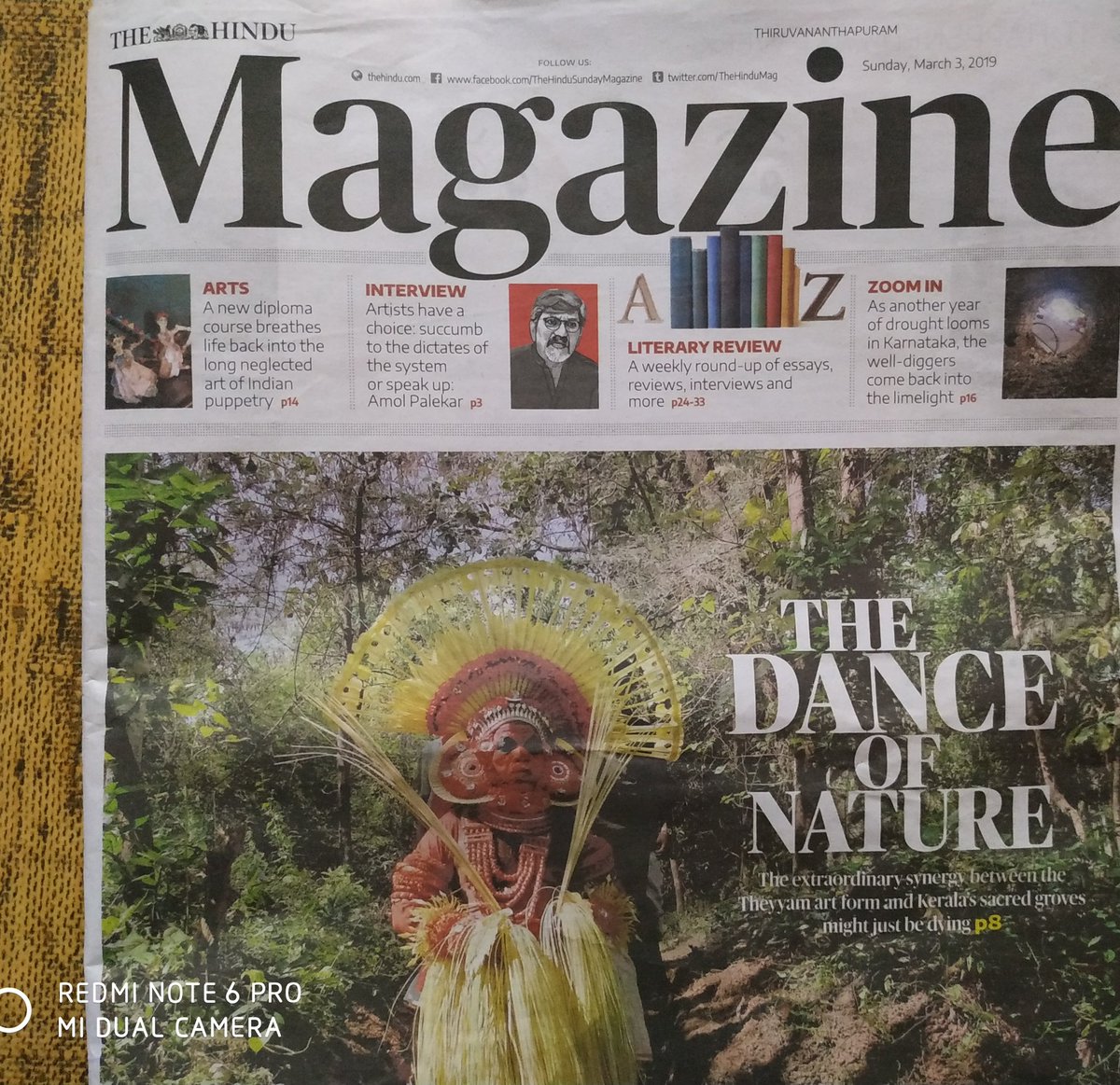 "Theyyam is an ancient ritualistic art form predating organised Hinduism and harking back to a time of tribal animism.Today Theyyam faces increasing threats of gentrification and Brahmanism, thus paving the way for the destruction of the sacred graves where it was born."