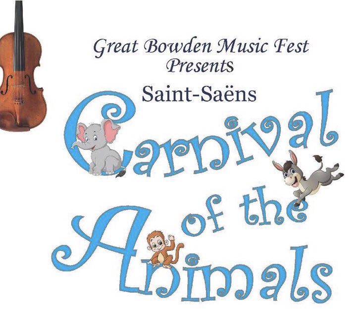 <a href="/BowdenMusicFest/">GreatBowdenMusicFest</a> has announced a special one-off concert featuring Saint-Saëns’ Carnival of the Animals alongside other popular pieces for the violin, cello, piano and clarinet. The concert will take place at Great Bowden Church at 7.30 p.m. on Friday March 29th.