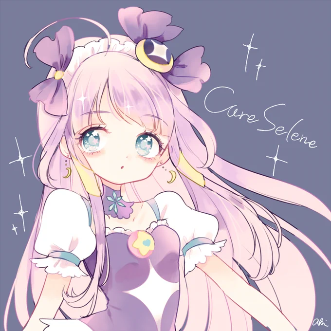 #キュアセレーネ  #プリキュア版深夜の真剣お絵描き60分一本勝負 