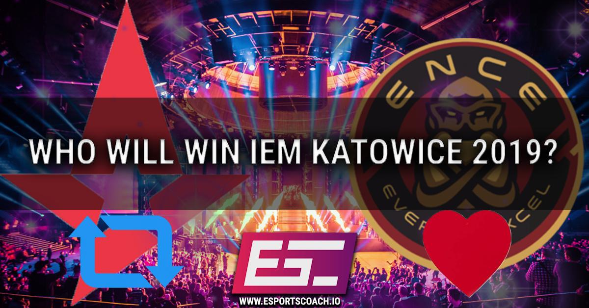 2 hours ⌛️ away from the Grand Finals of the <a href="/IEM/">Intel® Extreme Masters</a> Katowice Major. 

🇩🇰@astralisgg vs 🇫🇮@ence 

Who’s leaving Spodek Arena as Major Champion? 🏆

#IEMKatowice #IEM #IEMKatowice2019 #IEMKatowiceMajor2019 #CSGO #ToTheStars #EZ4ENCE #EsportsCoach