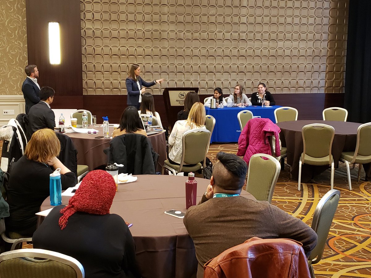 GlobalACPA's tweet photo. International student panelists sharing their stories at the International Colloquium at #ACPA19. https://t.co/pT4dTQPvXD