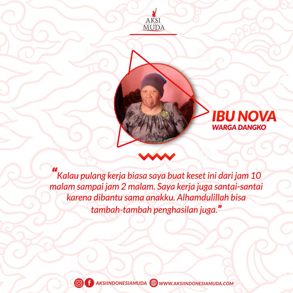Salam Aksi !!! -
-
Hallo kakak-kakak

Ibu Nova adalah seorang yang bekerja sebagai tukang parkir di daerah veteran. 
Semoga ibu sehat-sehat dan selalu dilimpahkan rezeki oleh Allah 😊

#salamaksi
#salammuda
#untukindonesia