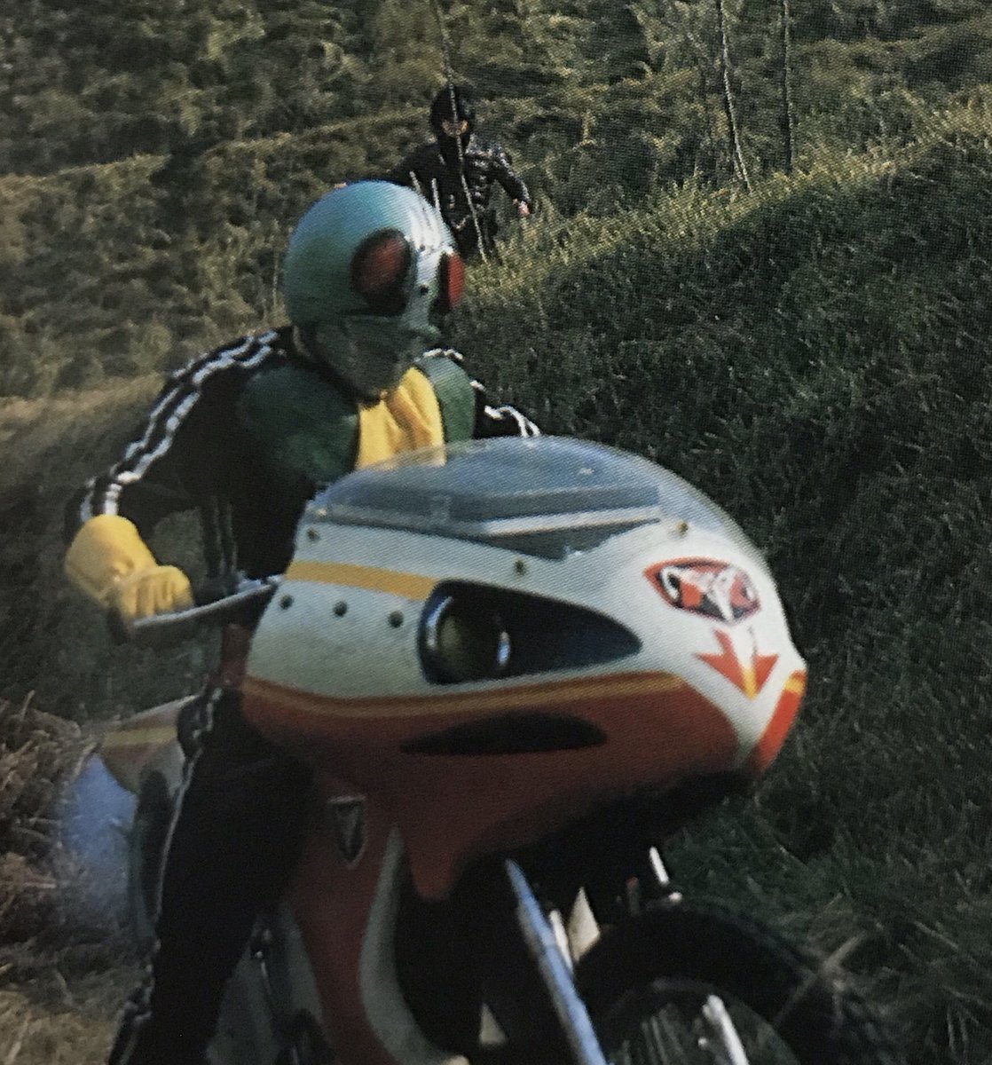 ショッカーライダー より にせサイクロン号…脚本ではショッカー