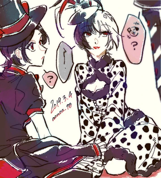 "親友"は彼らだけでなく彼女たちもだったらいいな〜!ガールズでも仲良ししててほしいし、きっとみんな気が合う❤️🐶

「ねぇ君たち ダル見てない?」
「あの子なら今外だそうよ〜。私も用があるから待ってるの」 